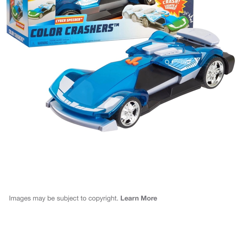 Hot Wheel NWT- Cyber Speeder Blue Toy Car by
